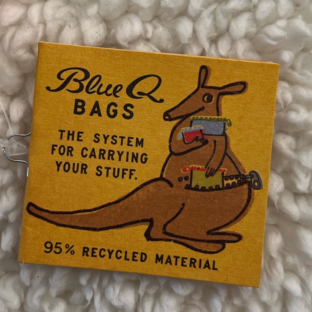 Blue Q "Eggs, Milk, Flowers" Shopper Tote Bag - Picture 8 of 10